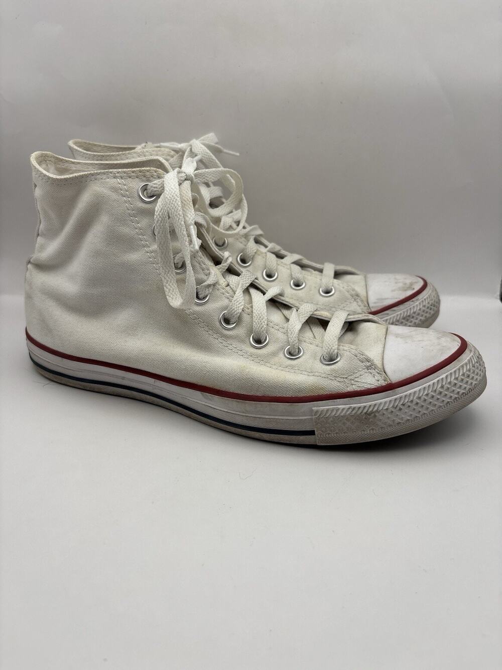 Converse Chuck Taylor All Star White Hightops Men Size 10 Women Size 12